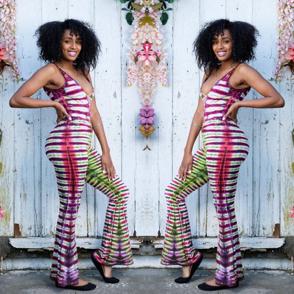 Tie Dye Jumpsuit Warrior Within Designs - Picture 2 of 3